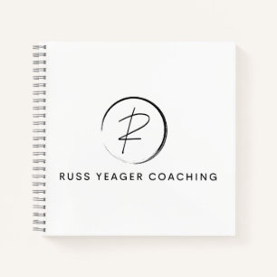 Russ Yeager Coaching Onderschriftlogo Notitieboek