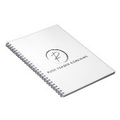 Russ Yeager Coaching Onderschriftlogo Notitieboek (Rechterzijde)