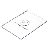 Russ Yeager Coaching Onderschriftlogo Notitieboek (Linkerzijde)