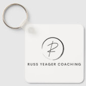 Russ Yeager Coaching Onderschriftlogo Sleutelhanger (Voorkant)