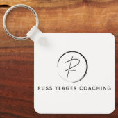 Russ Yeager Coaching Onderschriftlogo Sleutelhanger (Voorkant)