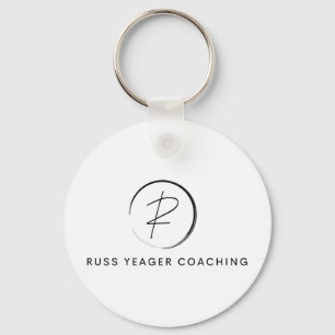 Russ Yeager Coaching Onderschriftlogo Sleutelhanger