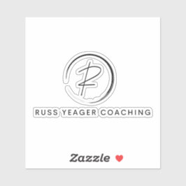 Russ Yeager Coaching Onderschriftlogo Sticker