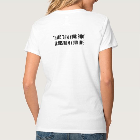 Russ Yeager Coaching Onderschriftlogo T-shirt (Achterkant)