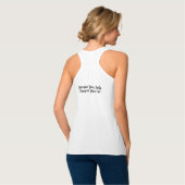 Russ Yeager Coaching Onderschriftlogo Tanktop (Volledige Achterkant)