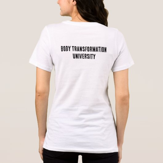 Russ Yeager Coaching Onderschriftlogo Tri-Blend Shirt (Achterkant)