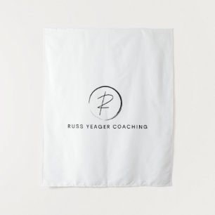 Russ Yeager Coaching Onderschriftlogo Wandkleed