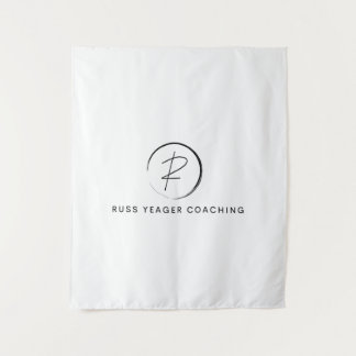 Russ Yeager Coaching Onderschriftlogo Wandkleed