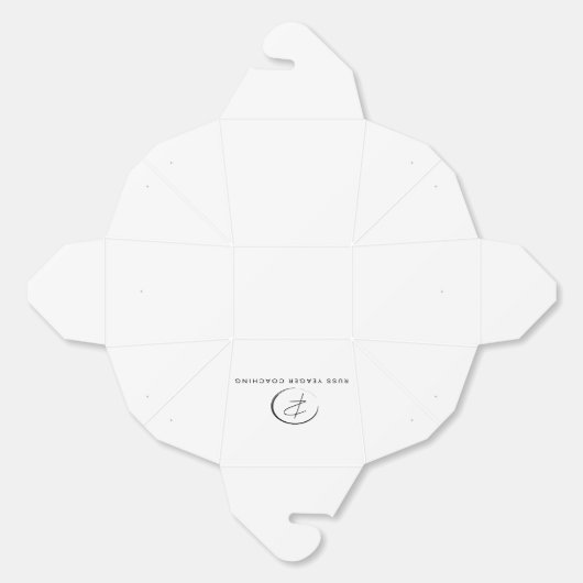 Russ Yeager Coaching Signature Logo Bedankdoosjes (Ongevouwen)