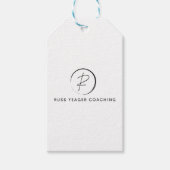Russ Yeager Coaching Signature Logo Cadeaulabel (Voorkant)