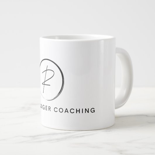 Russ Yeager Coaching Signature Logo Grote Koffiekop (Voorkant rechts)