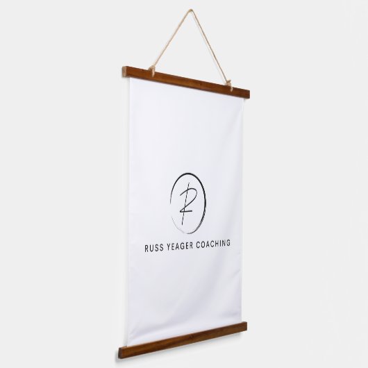 Russ Yeager Coaching Signature Logo Hangend Wandkleed (Gebogen)