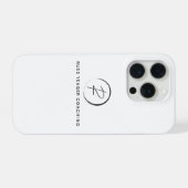 Russ Yeager Coaching Signature Logo iPhone Hoesje (Achterkant horizontaal)