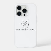 Russ Yeager Coaching Signature Logo iPhone Hoesje (Achterkant)