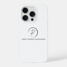 Russ Yeager Coaching Signature Logo iPhone 15 Pro Case