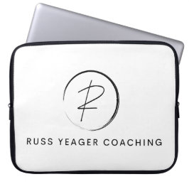 Russ Yeager Coaching Signature Logo Laptop Sleeve