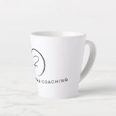 Russ Yeager Coaching Signature Logo Latte Mok (Rechterhoek)