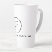 Russ Yeager Coaching Signature Logo Latte Mok (Rechterhoek)