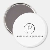 Russ Yeager Coaching Signature Logo Magneet (Voorkant / Achterkant)