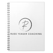 Russ Yeager Coaching Signature Logo Notitieboek (Voorkant)