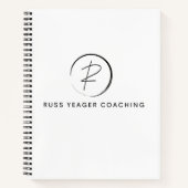 Russ Yeager Coaching Signature Logo Notitieboek (Voorkant)