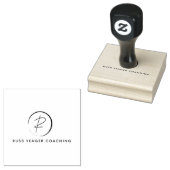 Russ Yeager Coaching Signature Logo Rubberstempel (Gestempeld)