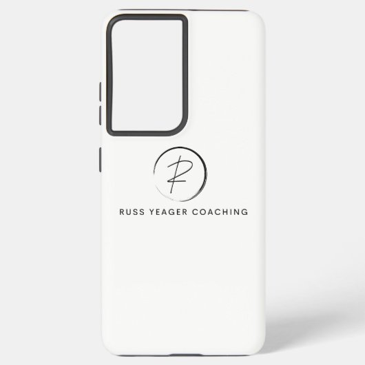 Russ Yeager Coaching Signature Logo Samsung Galaxy Hoesje (Achterkant)