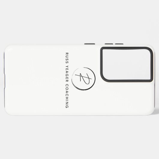 Russ Yeager Coaching Signature Logo Samsung Galaxy Hoesje (Linkerkant)