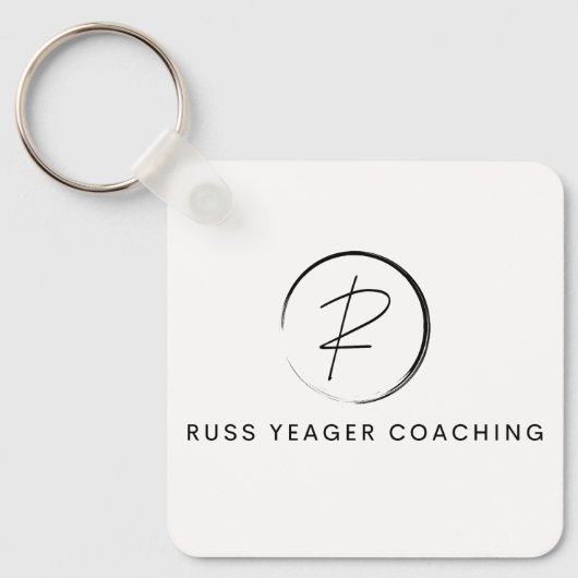 Russ Yeager Coaching Signature Logo Sleutelhanger (Voorkant)