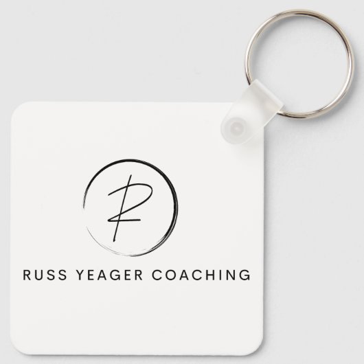 Russ Yeager Coaching Signature Logo Sleutelhanger (Achterkant)