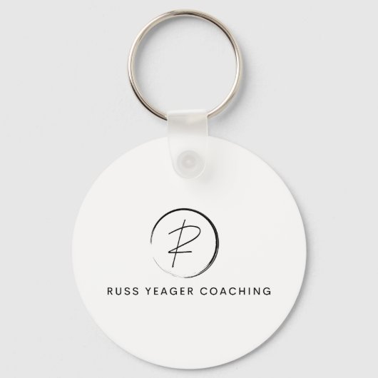 Russ Yeager Coaching Signature Logo Sleutelhanger (Achterkant)