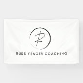 Russ Yeager Coaching Signature Logo Spandoek (Horizontaal)