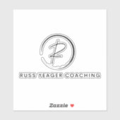 Russ Yeager Coaching Signature Logo Sticker (Vel)