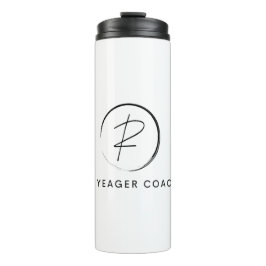 Russ Yeager Coaching Signature Logo Thermosbeker