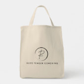 Russ Yeager Coaching Signature Logo Tote Bag (Achterkant)