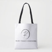 Russ Yeager Coaching Signature Logo Tote Bag (Voorkant)