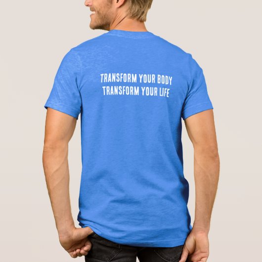 Russ Yeager Coaching Signature Logo Tri-Blend Shir Tri-Blend Shirt (Achterkant)