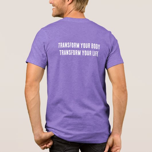 Russ Yeager Coaching Signature Logo Tri-Blend Shir Tri-Blend Shirt (Achterkant)