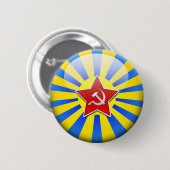 Russain Flag Air Force Ronde Button 5,7 Cm (Voorkant /achterkant)