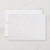 Russebloemige succulenten bruiloftsontvangst kaart (Achterkant)