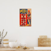 Russel Bros Greater American Circus Poster (Keuken)