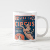  Russell Brothers Circus Poster. Grote Koffiekop (Rechts)
