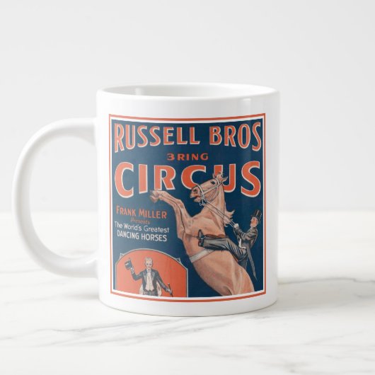  Russell Brothers Circus Poster. Grote Koffiekop (Links)