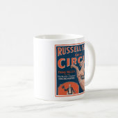  Russell Brothers Circus Poster. Koffiemok (Voorkant rechts)