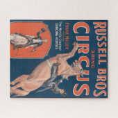 Russell Brothers Circus Poster. Legpuzzel (Horizontaal)