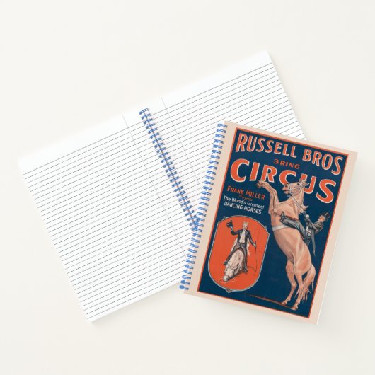  Russell Brothers Circus Poster. Notitieboek (Binnen)