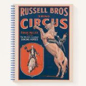  Russell Brothers Circus Poster. Notitieboek (Voorkant)