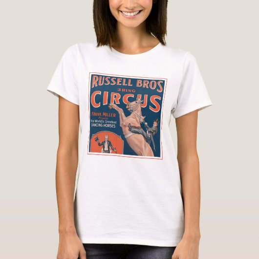 Russell Brothers Circus Poster. T-shirt (Voorkant)