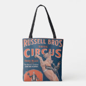 Russell Brothers Circus Poster. Tote Bag (Achterkant)
