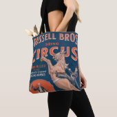 Russell Brothers Circus Poster. Tote Bag (Dichtbij)